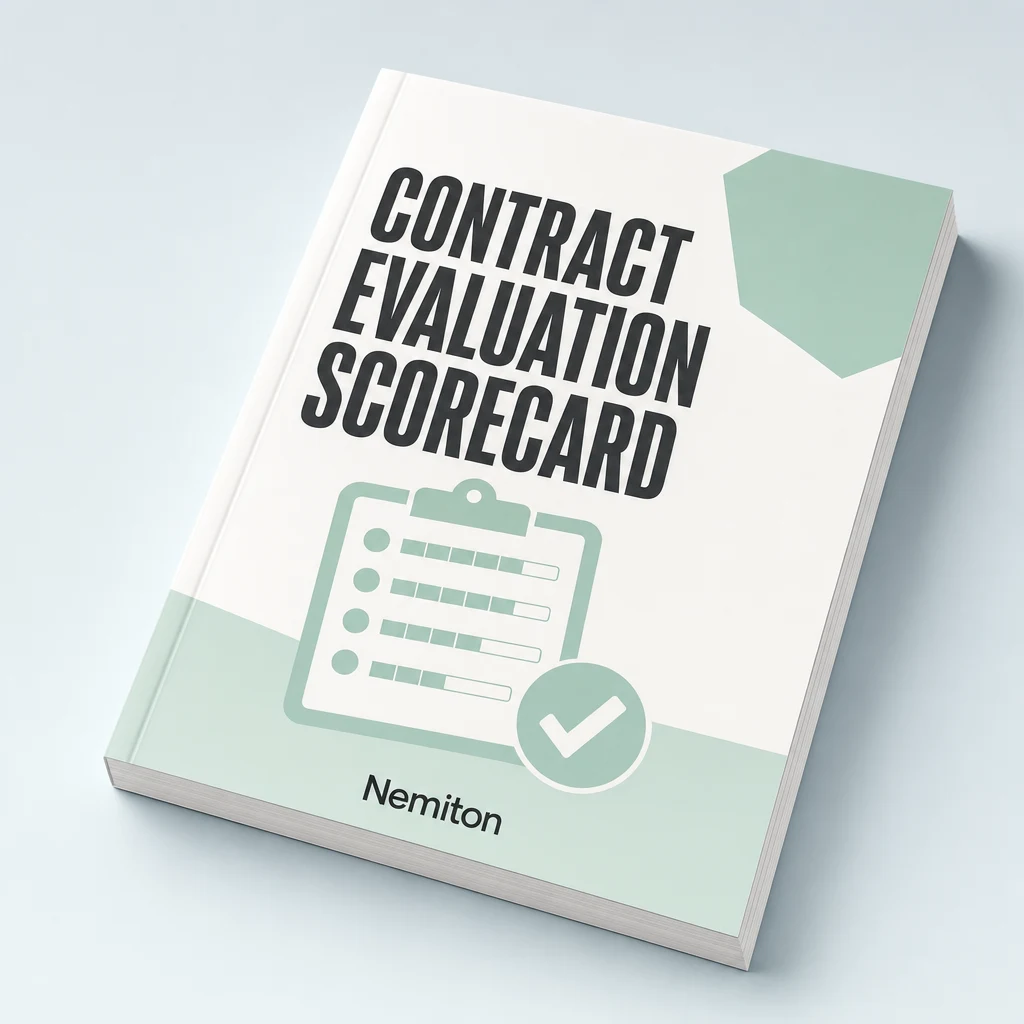 Contract Evaluation Scorecard